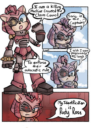 Metal Sonic FALLS IN LOVE with RUSTY ROSE?! (Sonic Prime Comic Dub