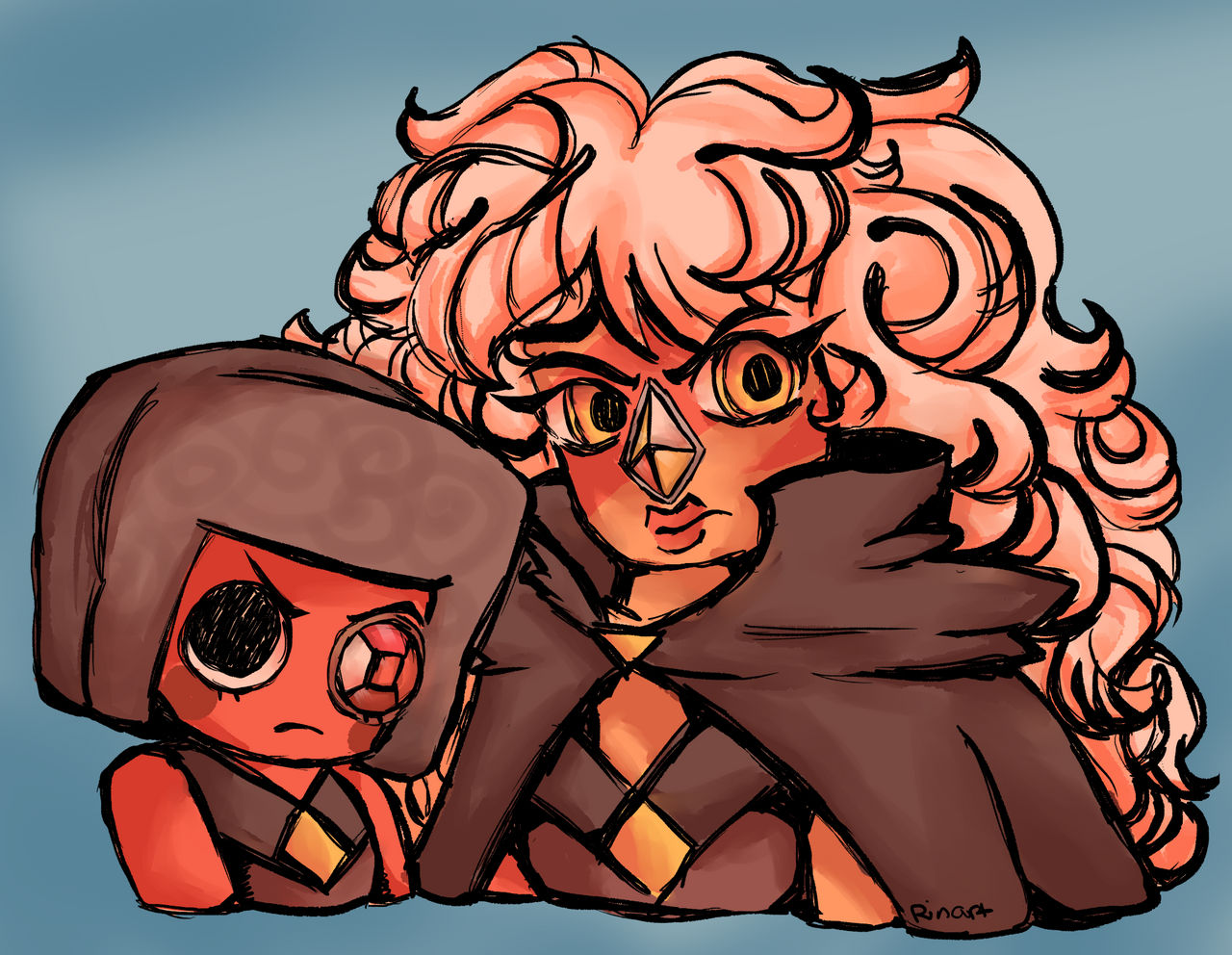Ruby and Jasper by Chronomel on DeviantArt