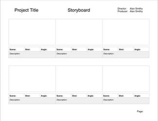 Storyboard Template For NEW Pages