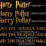 Harry Potter Typography