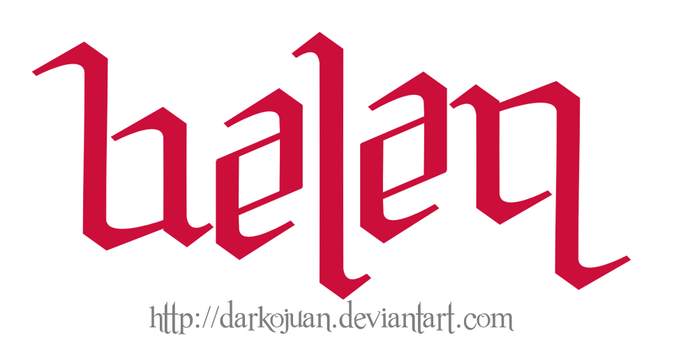 Belen Ambigram