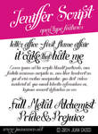 Lettering Font by DarkoJuan