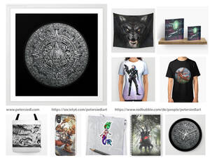 Buy my art as merchandise...