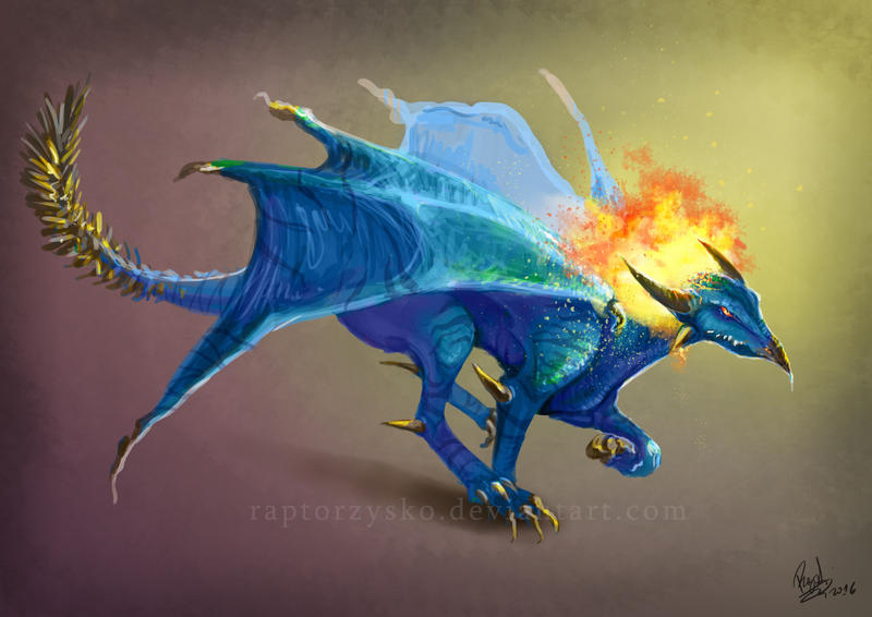 Concept Art: Fire Dragon