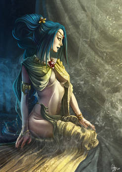 Queen of pentacles