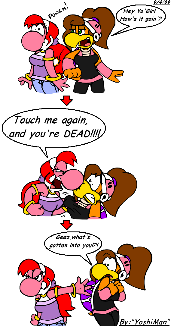 Don't Touch Me by YoshiMan1118 on DeviantArt Don't Touch Me by YoshiMan1118 on DeviantArt