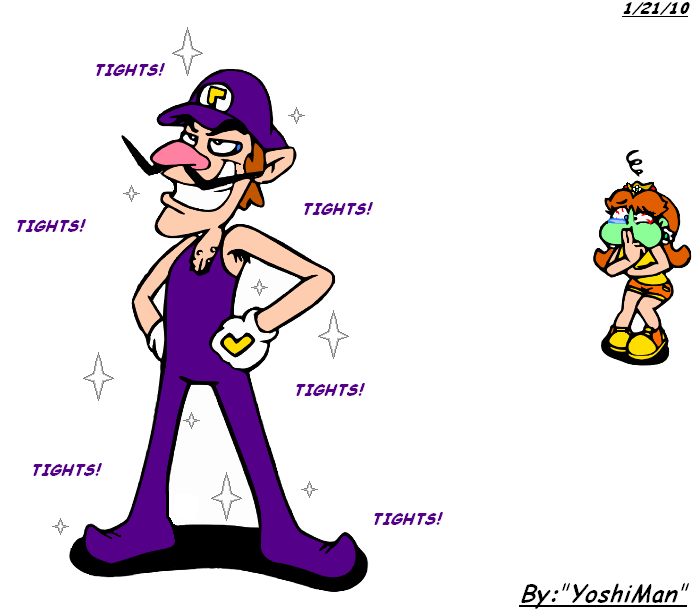 Waluigi in Tights