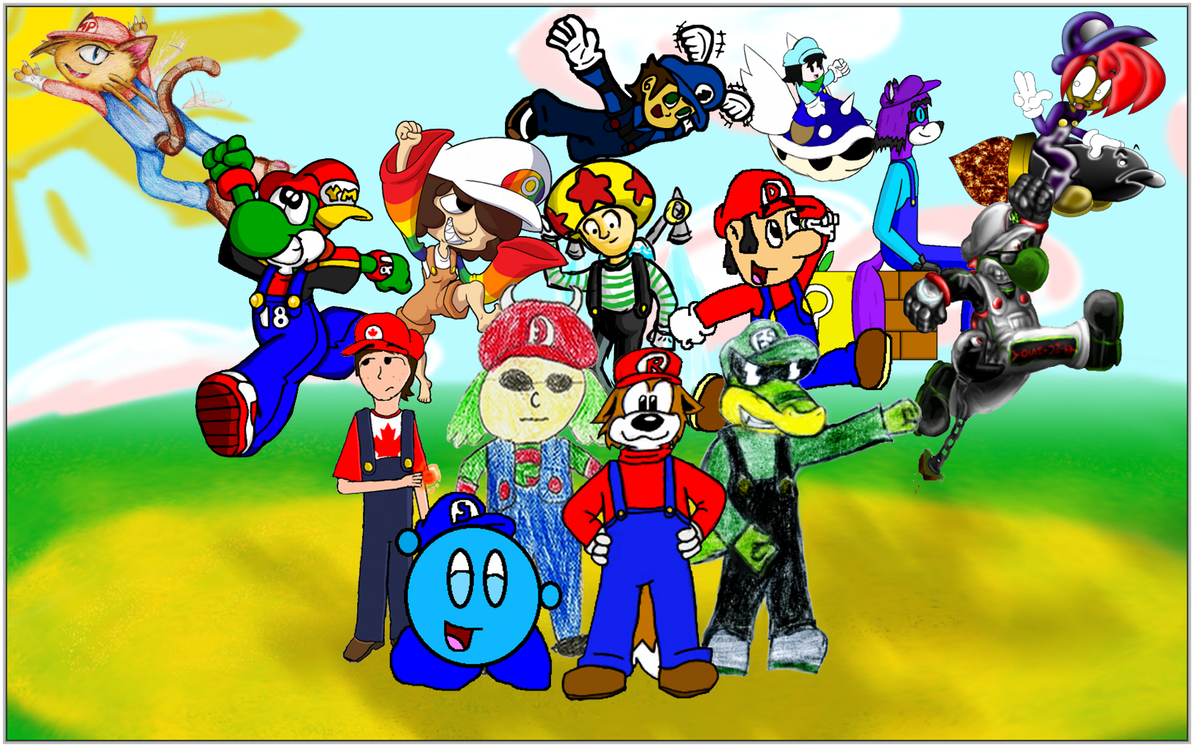 Super Mario Collab by YoshiMan1118 on DeviantArt