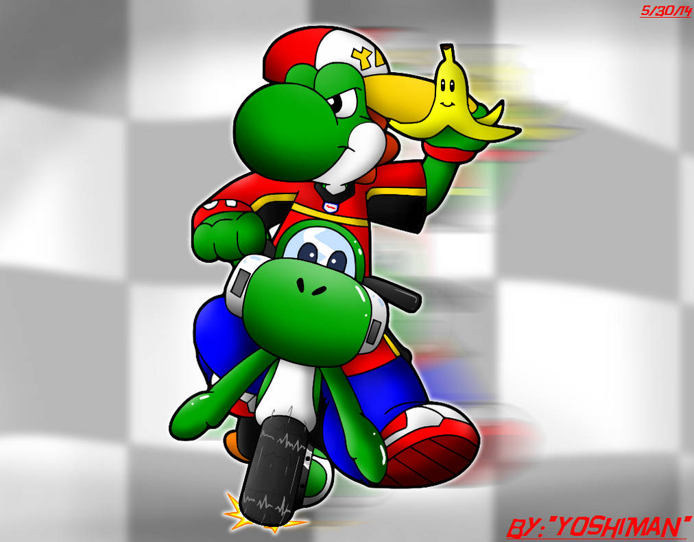 YoshiMan on the Yoshi Bike by YoshiMan1118 on DeviantArt
