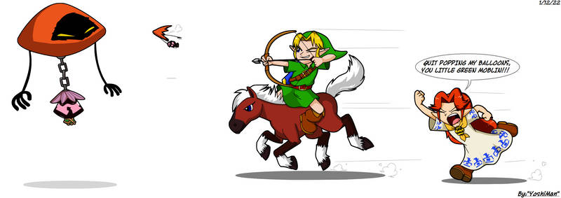 Link's Short Bow Training