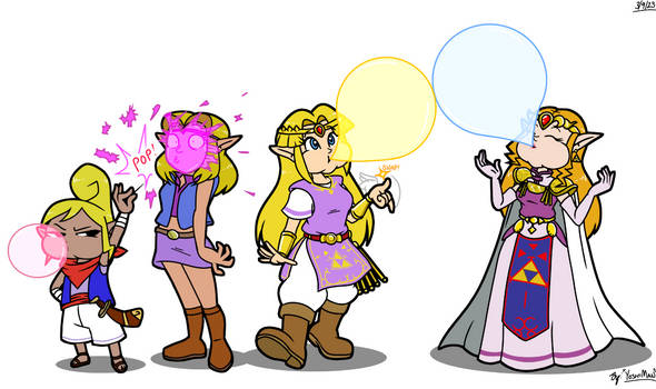 More Big Bubble Blowing Zeldas