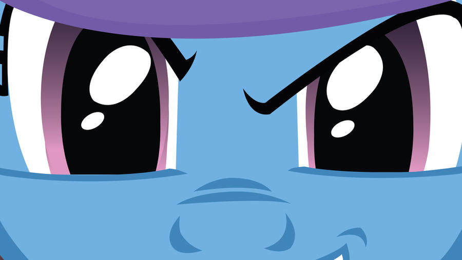 Trixie Glaring Wallpaper by EvilDocterMcBob