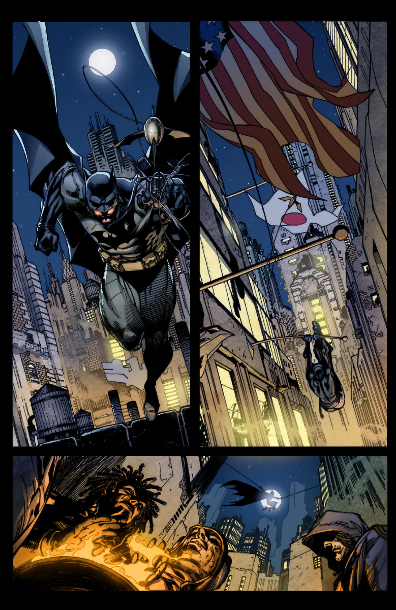 COLOR TRAINING - BATMAN PAGE by digcolors on DeviantArt
