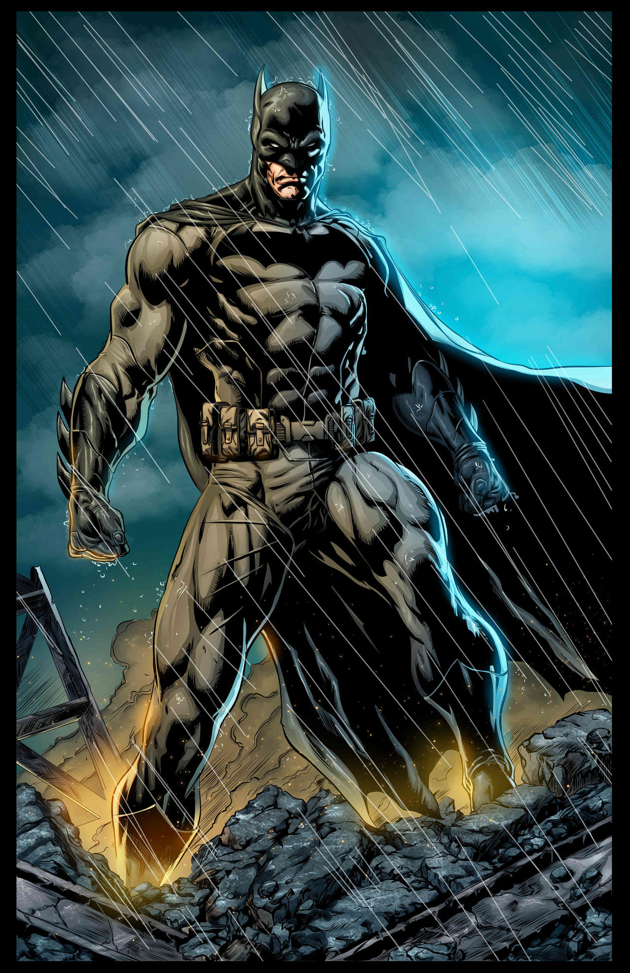 INK AND COLOR TRAINING - BATMAN by digcolors on DeviantArt