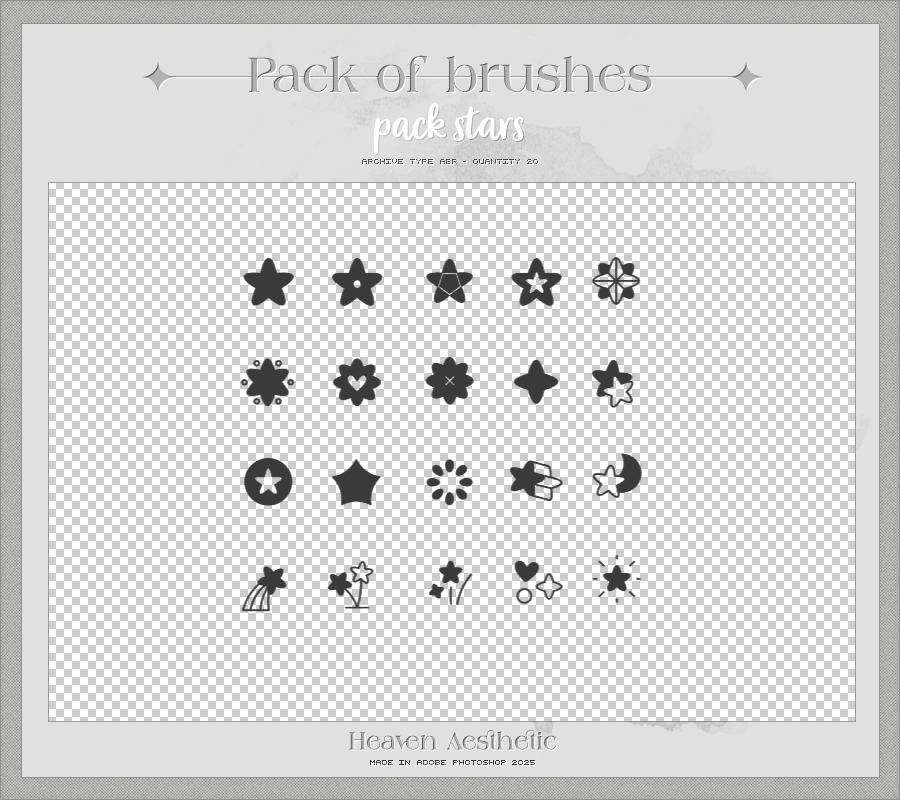 Pack brushes #8 - stars 5