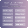 Pack of fonts free #2 - HA