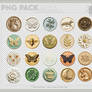 Pack PNG #24 - Aesthetic wax seal