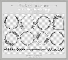 Pack brushes #28 - aesthetic laurel's things