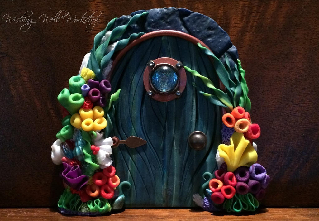 Polymer Clay Sea Sprite Door by missfinearts Polymer Clay Sea Sprite Door by missfinearts
