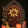 Polymer Clay Harvest Fairy Door