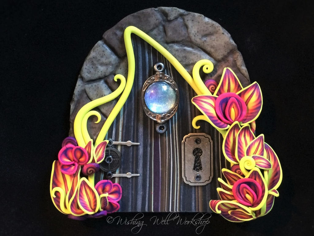 Polymer Clay Fairy Door-Wishing Well Workshop by missfinearts