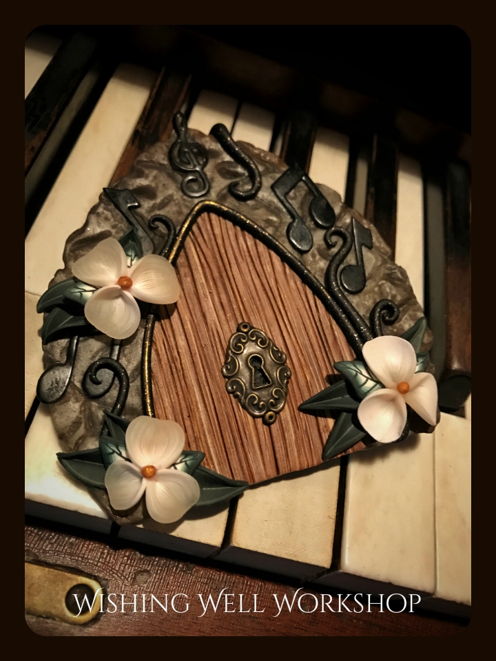 Polymer Clay Music Fairy Door