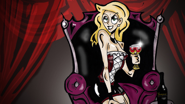 Maven of the Eventide: Vampire Wine Title Card