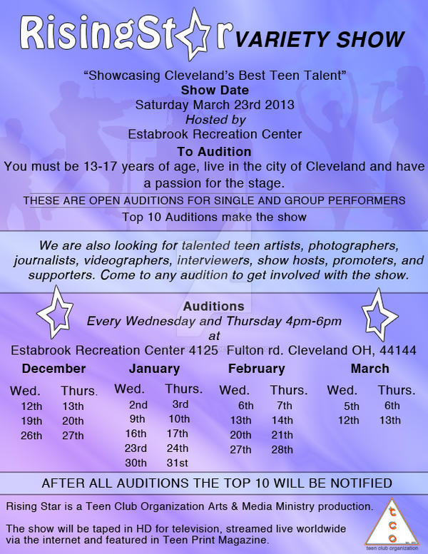 Talent Show Flyer