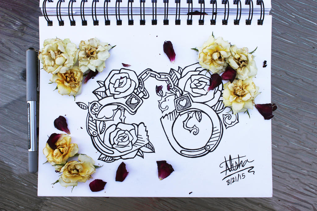 Handcuffs Tattoo Design By Alishaart On Deviantart Handcuffs Tattoo Design By Alishaart On Deviantart