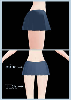 MMD - TDA skirt
