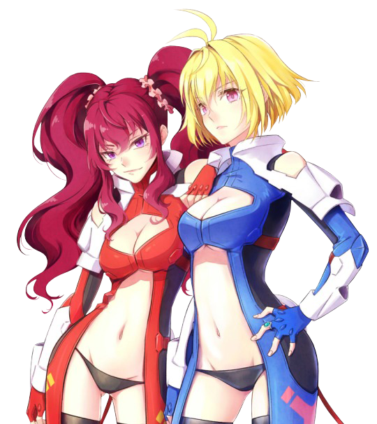 Cross Ange - Ange and Hilda Render