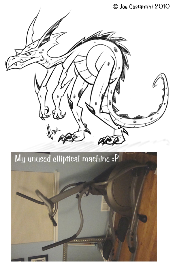 Ellipticalsaurus Sketch