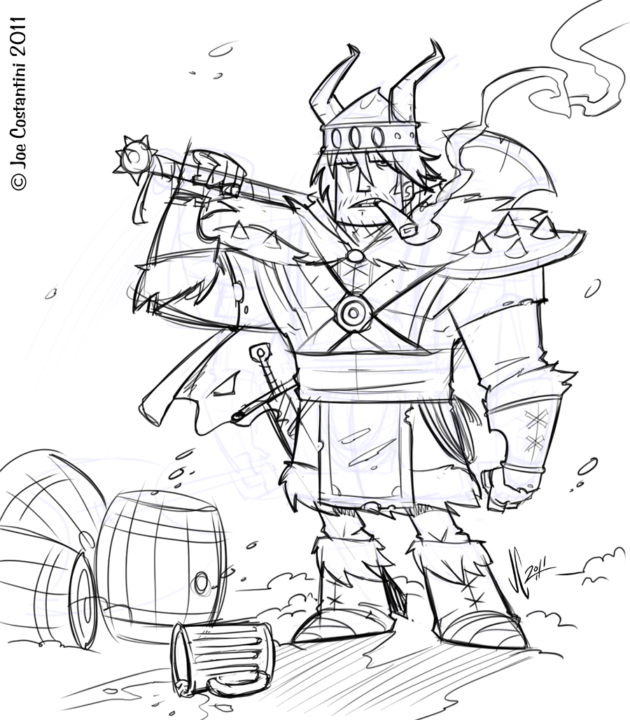 Disgruntled Viking