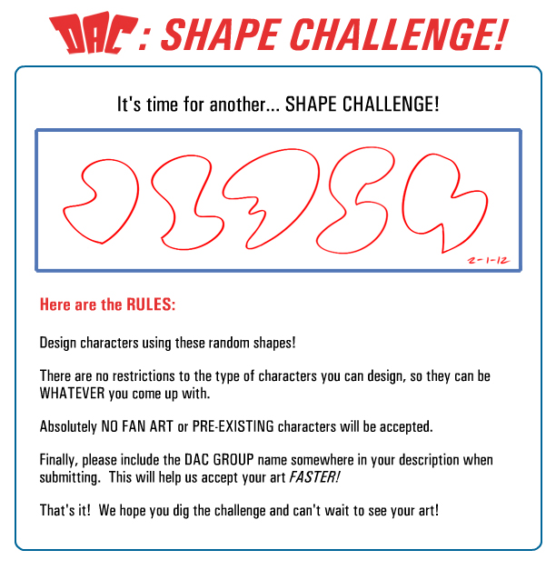 Shape Challenge Rules: 02-01-12