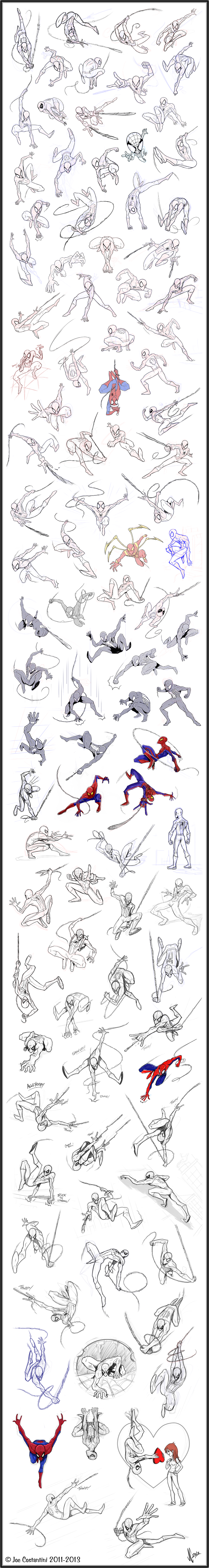 100 Spidey Poses