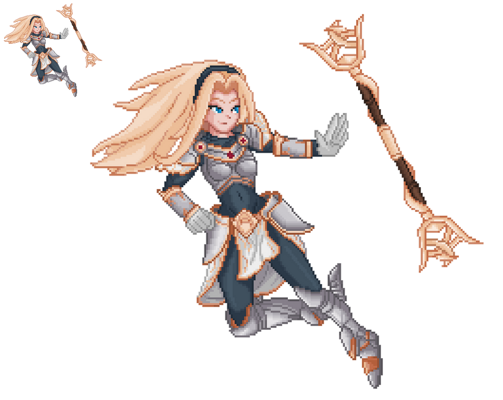 Lux The Lady of Luminosity LoL Sprite