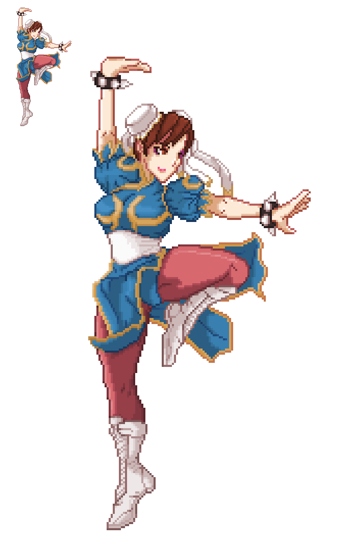 Ryu (Street Fighter II Battle Sprite) by L-Dawg211 on DeviantArt