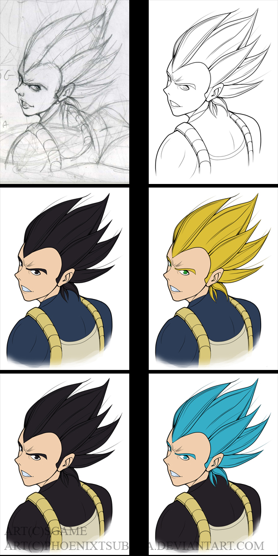 Vegeta evolution WIP