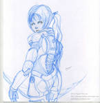 Sketch FF13-2 (Serah Farron N7) by Archange-st-Michael