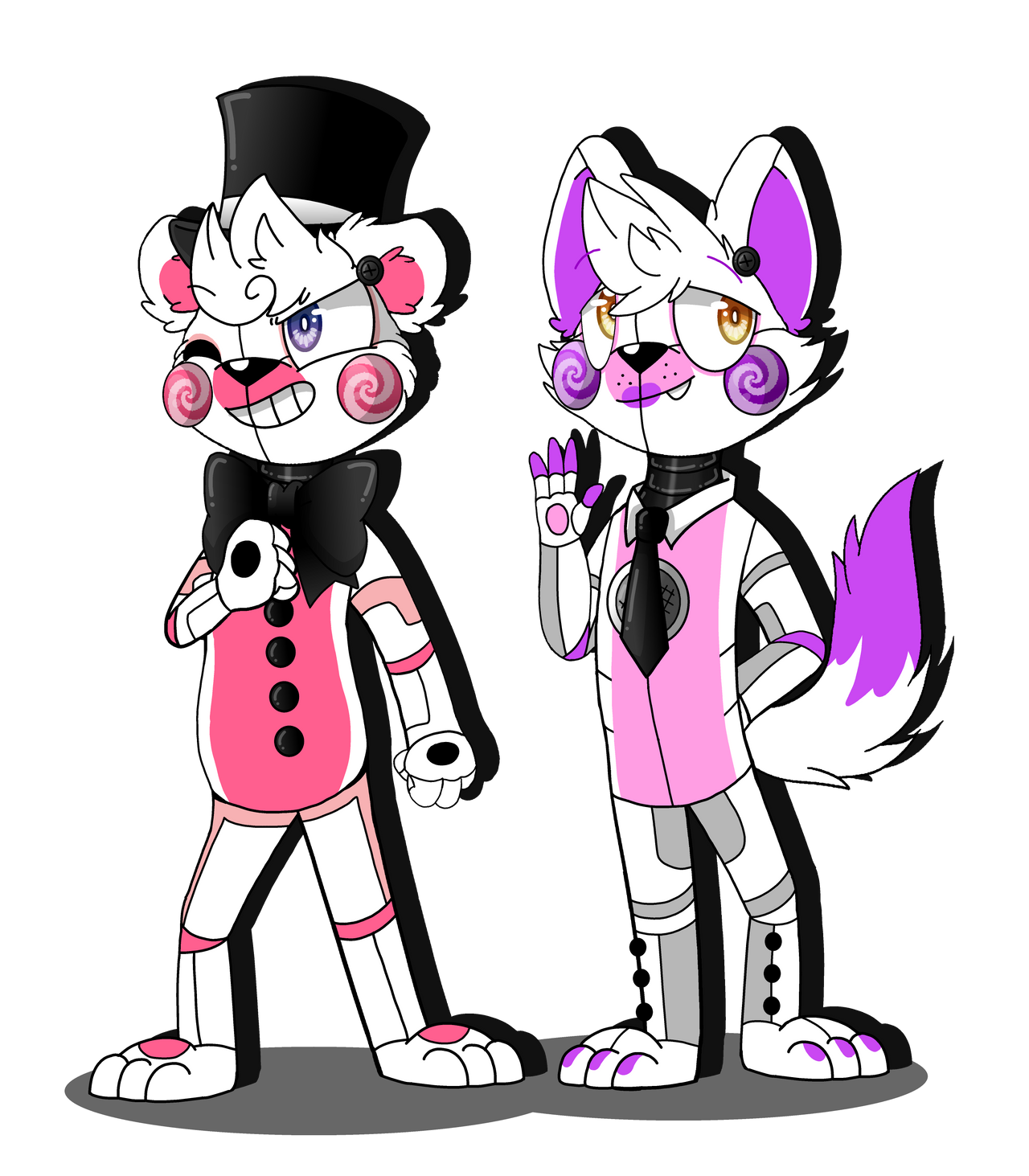 Prototype Fun Tim's Prototype Funtime Foxy And Funtime Freddy by deadaccounttt on DeviantArt