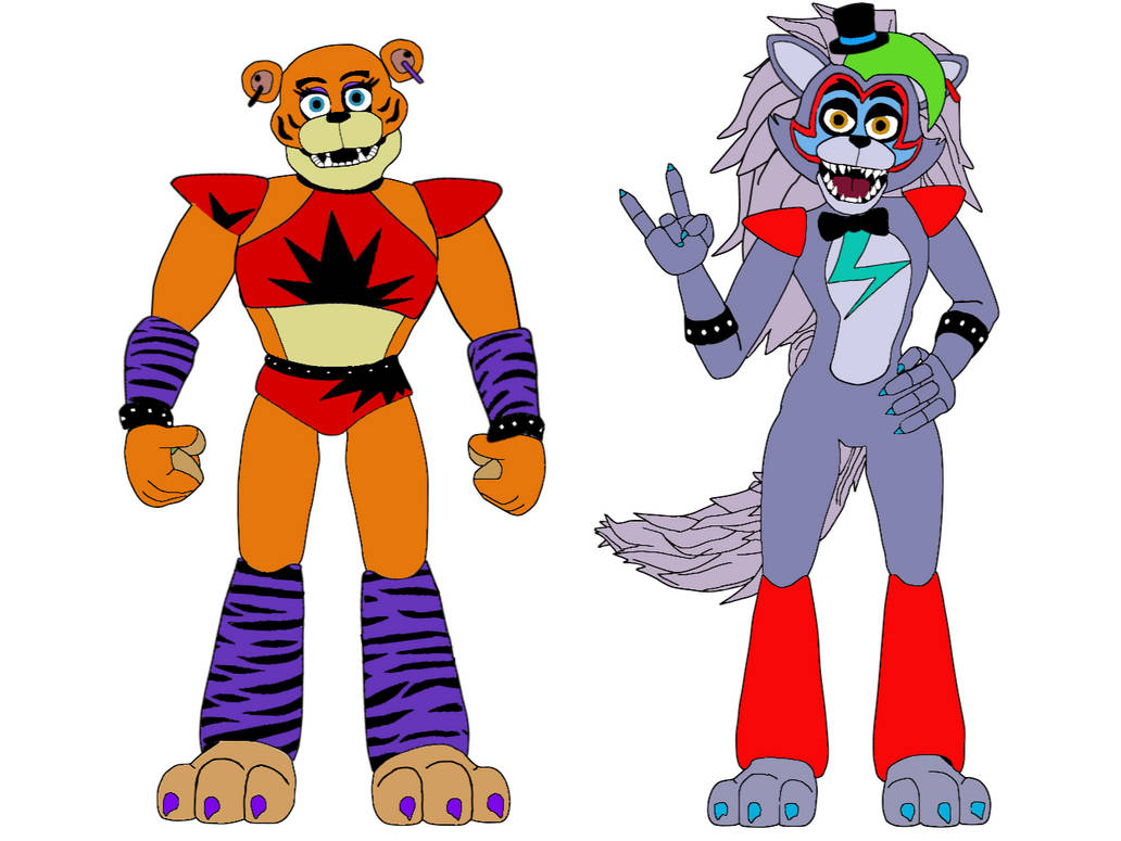 Glam Rocks Roxy Render glamrock freddy roxanne wolf clothes swap by Vector41638 on DeviantArt
