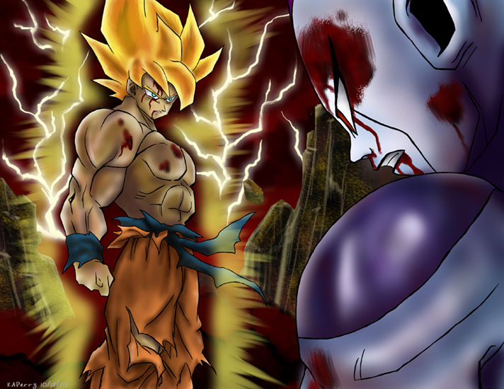 Goku vs Freeza by Valdenir9807 on DeviantArt