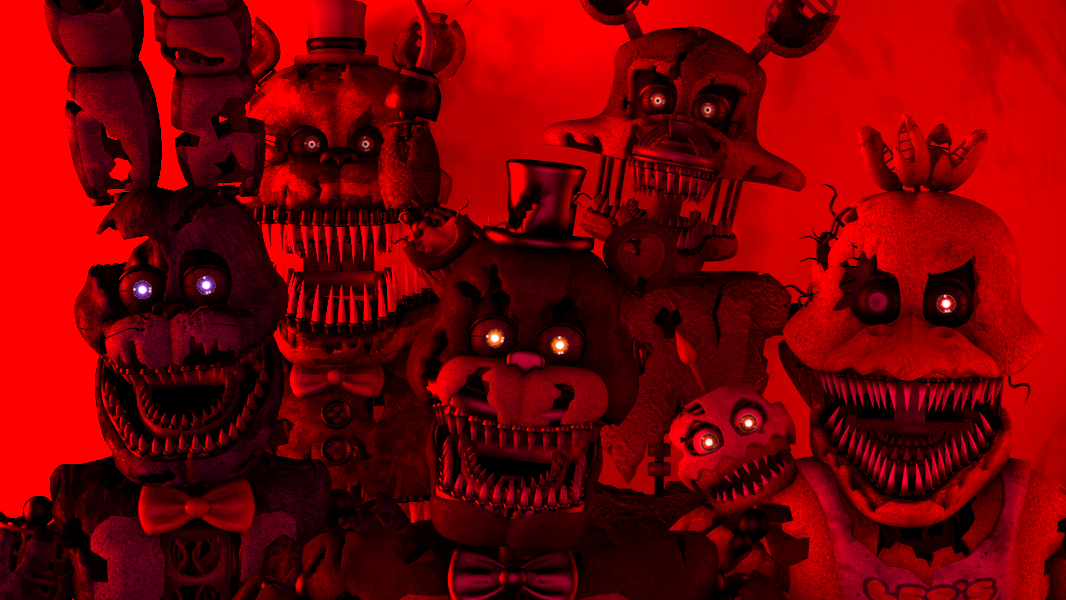 ArtStation - Five Nights at Freddy's 4 Nightmare Animatronics (HW