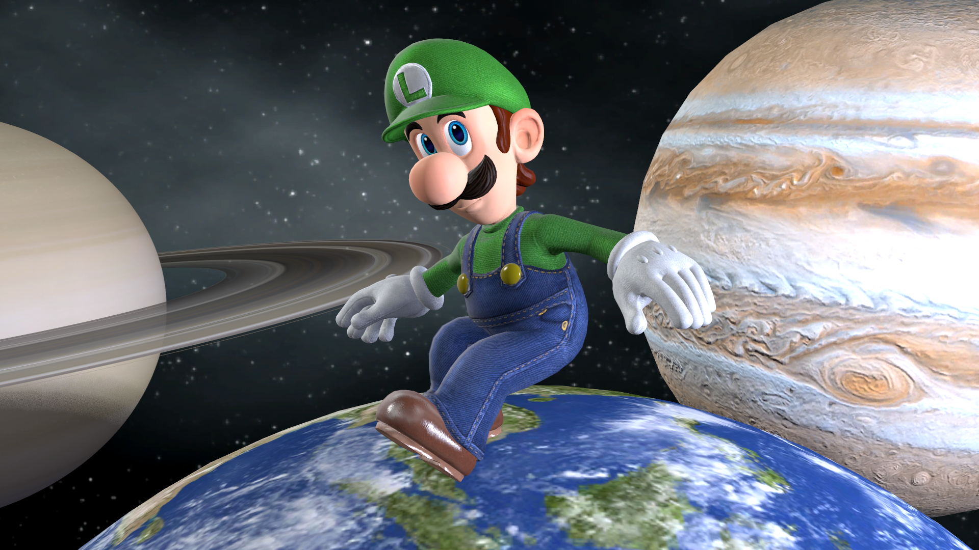 You can now play as Luigi. - Super Mario Galaxy by Rubychu96 on DeviantArt