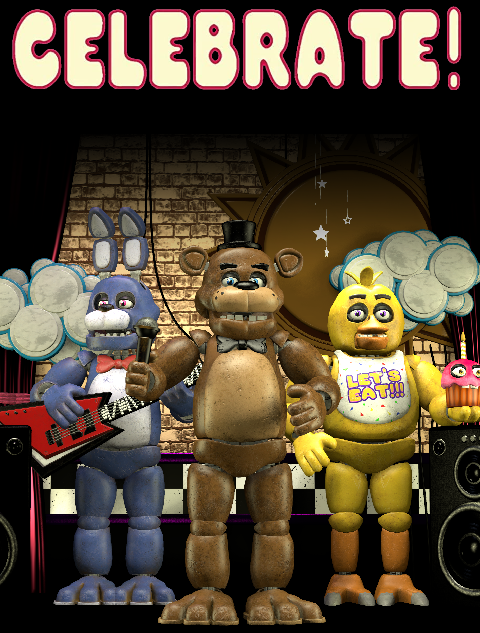 Five Nights at Freddy's 1 (V3) by Stennax on DeviantArt