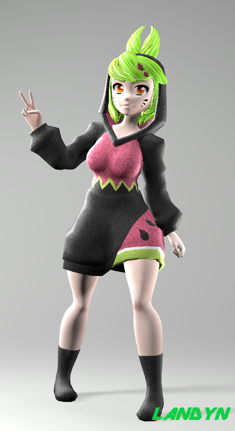 Rendermelony Rapper Melony Render Remake by LandynGunderfan on DeviantArt