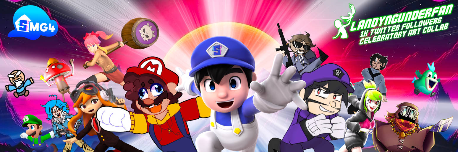 1K Twitter Followers Celebratory Art Collab by LandynGunderfan on ...