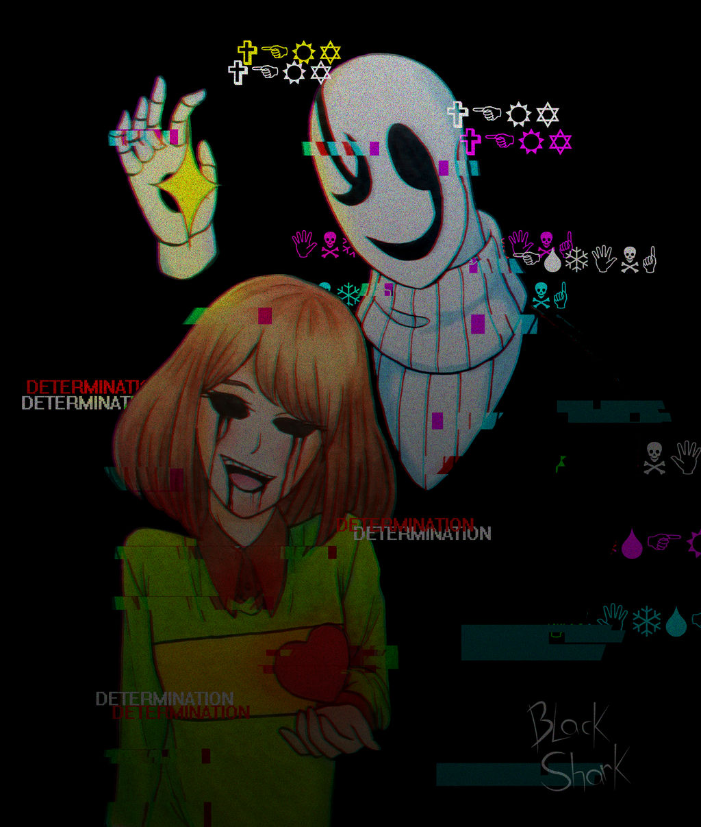Gaster and Chara by BLShark on DeviantArt