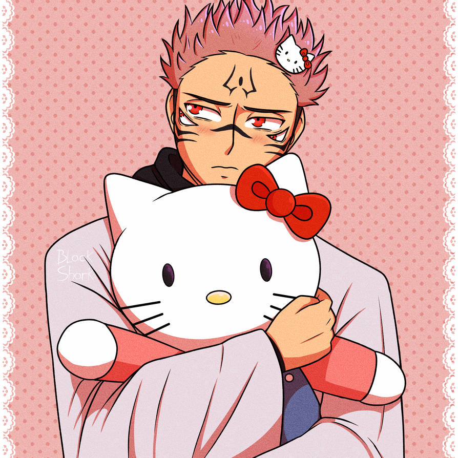 Sukuna and kitty by BLShark on DeviantArt