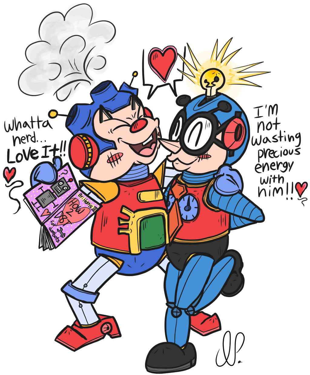 Robotchi And Moto by mewto1234 on DeviantArt